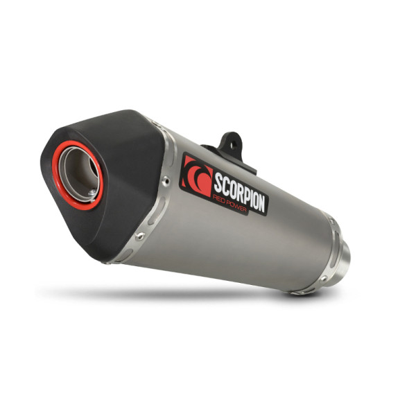 Scorpion Exhaust Ducati Scrambler 800 2015 - 2022 Serket Taper Slip-on Titanium Sleeve